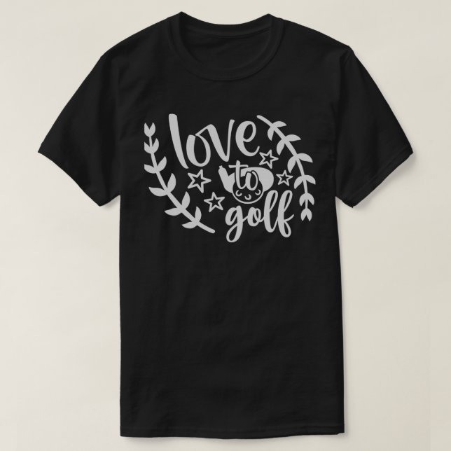 CAMISETA AMOR AL GOLF 1 (Diseño del anverso)