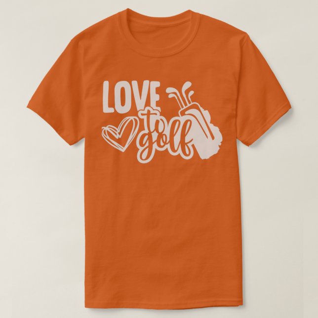 CAMISETA AMOR AL GOLF 2 (Diseño del anverso)