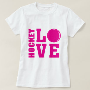 Camiseta Amor al hockey, hockey sobre hierba