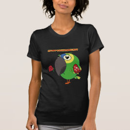 Camiseta Amor al loro amazónico, loro femenino
