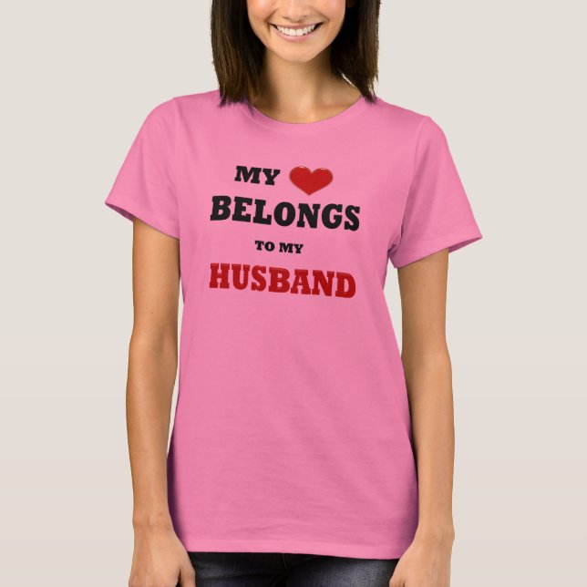 Camiseta Amor al marido (Anverso)