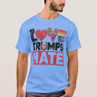 CAMISETA AMOR AL ODIO DE TRUMPS