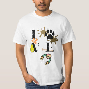 Camiseta "Amor al perro" masculino