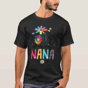 Camiseta Amor Al Ser Llamada Nana Daisy Flower Abuela Orgul