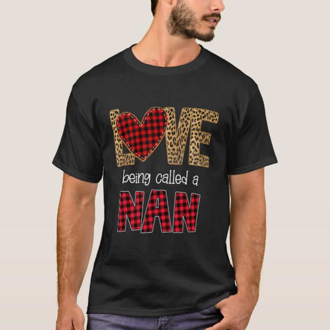 Camiseta Amor Al Ser Llamado Nan Camisas Rojas Plásticas (Anverso)