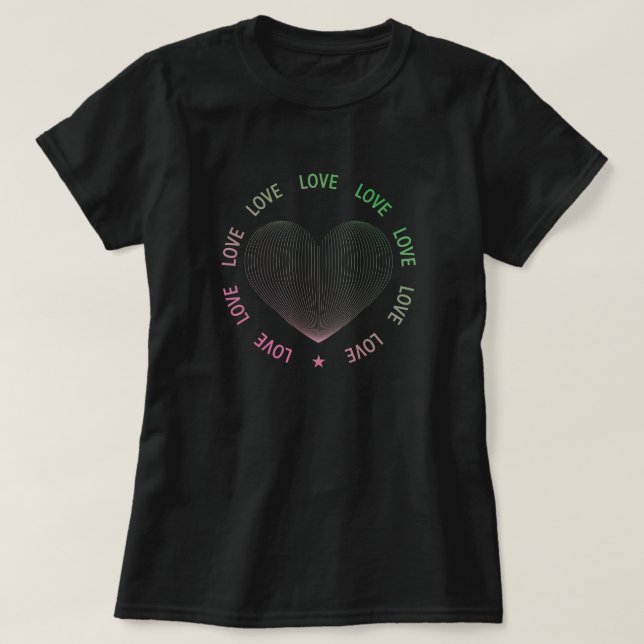 Camiseta Amor amor amor (Diseño del anverso)
