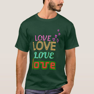 Camiseta amor amor amor amor amigo