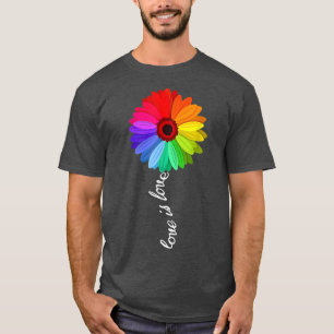 Camiseta Amor Amor Amor Daisy Lgbt Gay Arcoiris