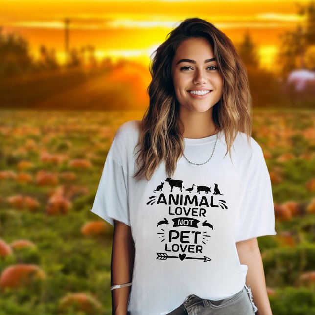 Camiseta Amor Animal No Amor Mascota Activismo Vegan (Subido por el creador)