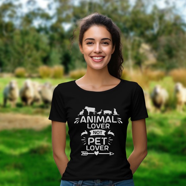 Camiseta Amor Animal No Amor Mascota, Activismo Vegan (Subido por el creador)