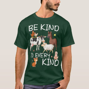 Camiseta Amor Animal Vegetario Vegetariano Ser Amable Con T