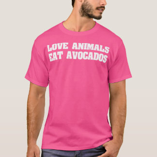 Camiseta Amor Animales Comen Abogados, Veganer Vegan