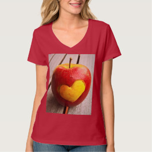 Camiseta "Amor Apple" Foto Cute. ¡Hazte con una en Zazzle