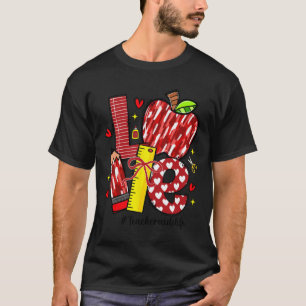 Camiseta Amor Apple Pencil Ayudante de Maestro Vida Arcos C