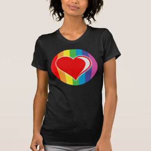 Camiseta amor arcoiris.