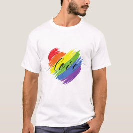 Camiseta Amor, arcoiris, LGBTQ, comunidad, tíos de amor