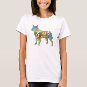 Camiseta Amor australiano del perro del ganado