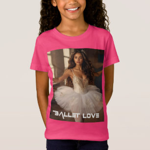 CAMISETA AMOR BALLET - BALLET Y DANZA