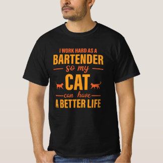 Camiseta Amor barman por gato