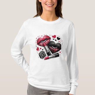 Camiseta Amor, Beso, Romance