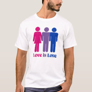 Camiseta Amor Bisexual es Amor Masculino