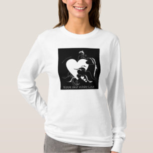 Camiseta Amor blanco y negro
