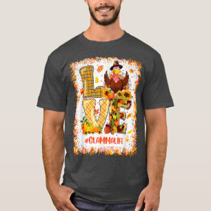 Camiseta Amor blanqueado Glamma Life Turquía otoño gracias