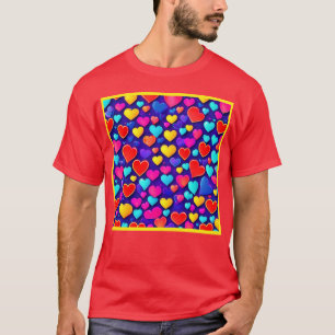 Camiseta Amor Blissful: Corazones de Moda develados