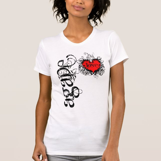 Camiseta Amor boquiabierto (Anverso)