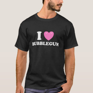 Camiseta Amor Bubblegum Gracioso Gum Chew soplar Pop Sweet 