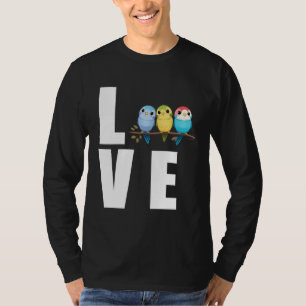 Camiseta Amor Budgie Mamá Periquito Perico Pájaro 11