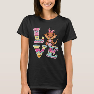 Camiseta Amor Bunny Bearded Dragon Huevos Cazando Feliz Gus