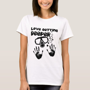 Camiseta Amor cada vez más profundo (Buceo Scuba) (Luz)