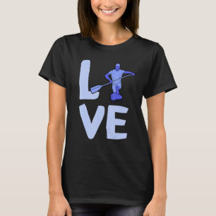 Camiseta Amor Canoeing Rowing Paddling Ideas de equipo únic