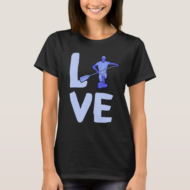 Camiseta Amor Canoeing Rowing Paddling Ideas de equipo únic (Anverso)