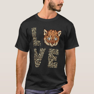 Camiseta Amor Caracal Leopardo Caracal Gato Gato Salvaje Li