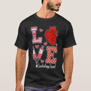 Camiseta Amor Cardiología Cardiólogo Enfermera cardiaca Val