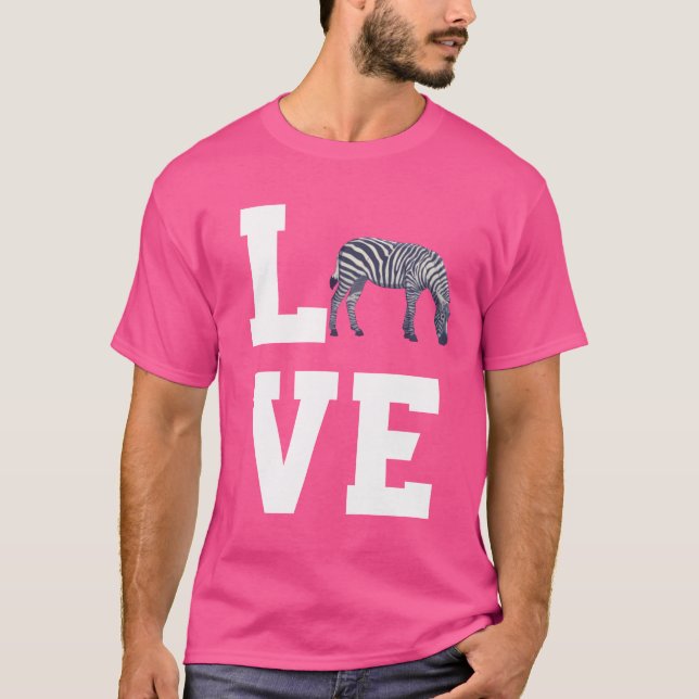 Camiseta Amor Cebras chica (Anverso)
