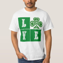Amor Celtic Shamrock Hearts