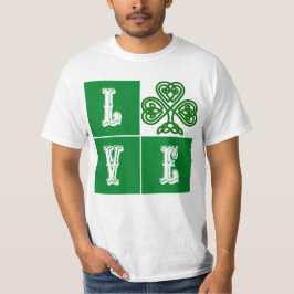 Camiseta Amor Celtic Shamrock Hearts
