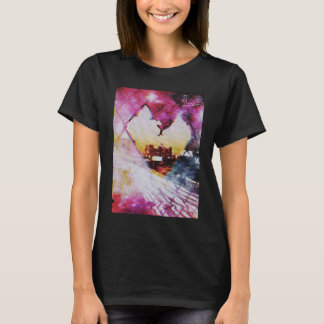 Camiseta Amor Cercado Estética Vaporwave de Los Ángeles Gli