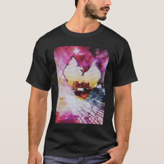 Camiseta Amor Cercado Estética Vaporwave de Los Ángeles Gli