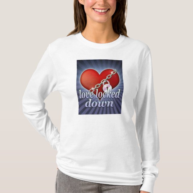 Camiseta amor cerrado abajo (Anverso)