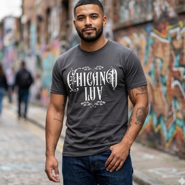 Camiseta amor chicano nombre personalizado (Subido por el creador)