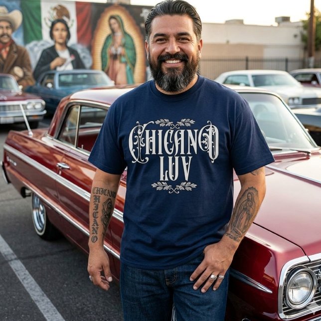 Camiseta Amor Chicano Nombre Personalizado (Subido por el creador)