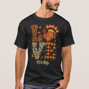Camiseta Amor CNA Enfermera Vida Acción de Gracias Otoño