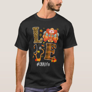 Camiseta Amor Cna Vida Estetoscopio Enfermería Día de Acci