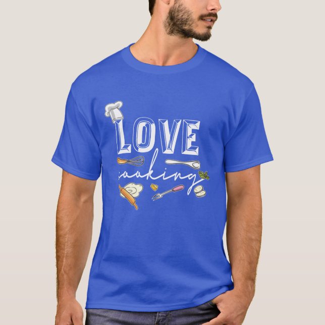 Camiseta Amor Cocina vintage (Anverso)