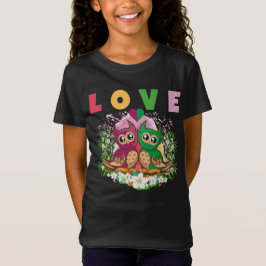 CAMISETA AMOR COLORIDAS ACOGEDORAS HERRAMIENTAS ADORABLES