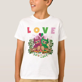 CAMISETA AMOR COLORIDAS ACOGEDORAS HERRAMIENTAS ADORABLES